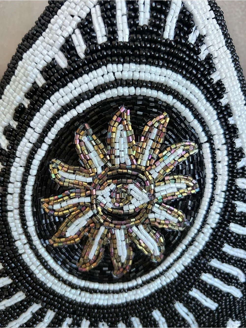Beaded Ouija Planchette Decorative Throw Pillow